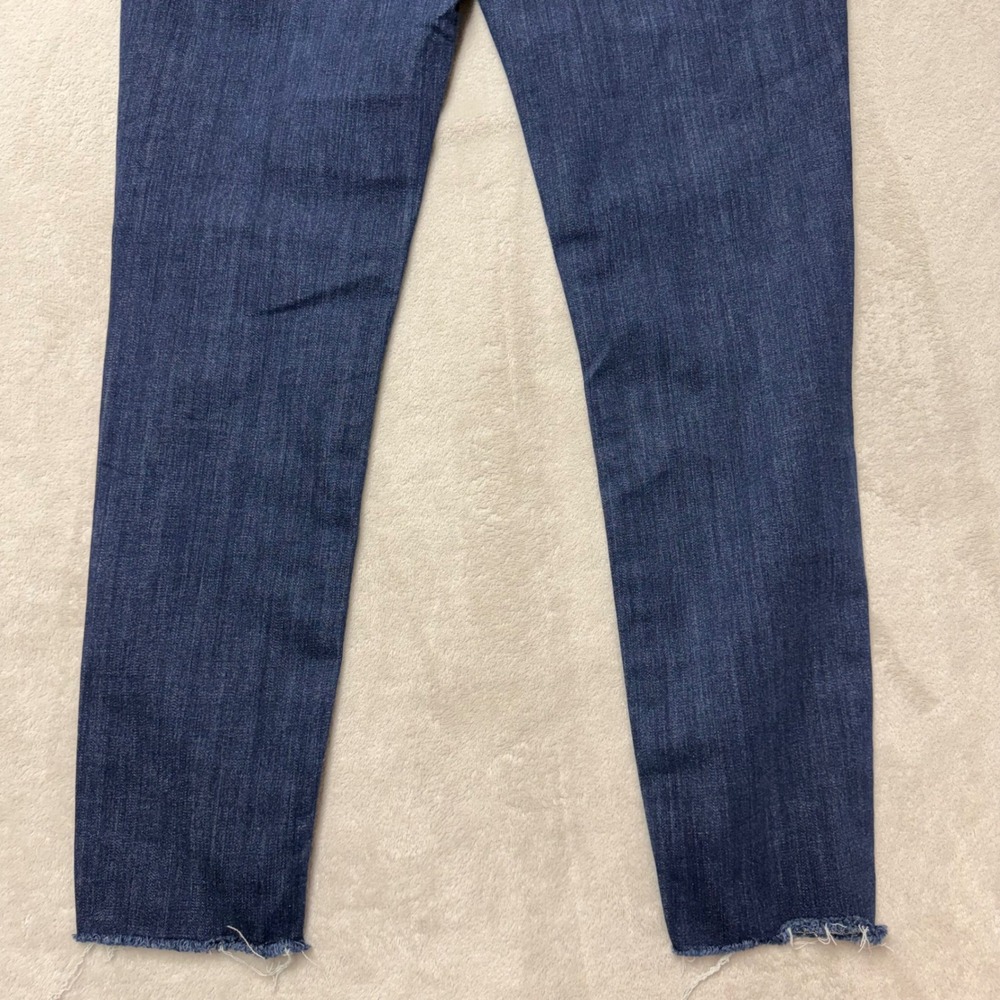 Judy Blue Indigo Skinny Jeans with Frayed Ankles - Picture 10 of 11
